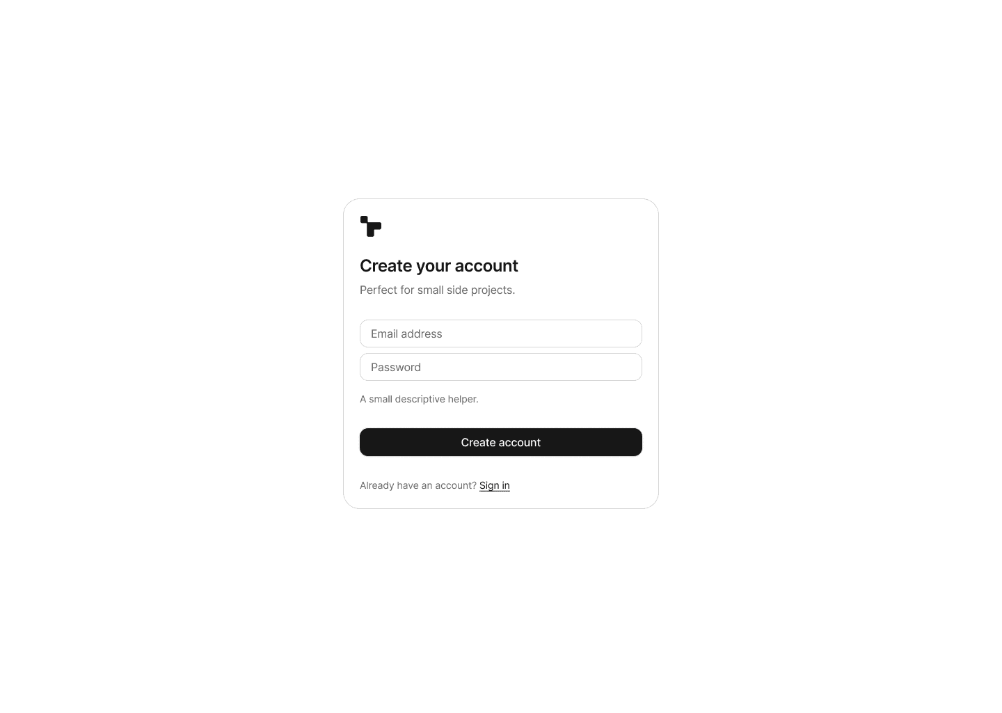 Login & Signup Interface